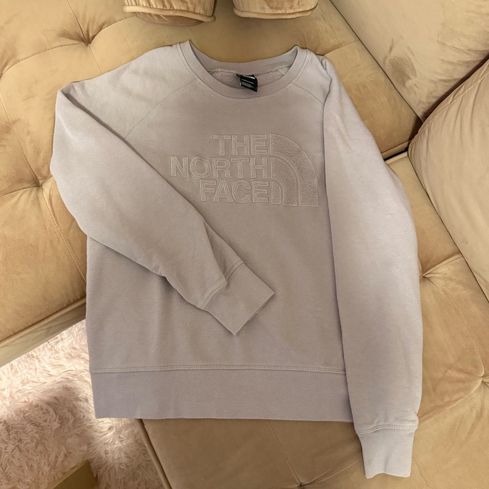 Light purple North Face Crewneck